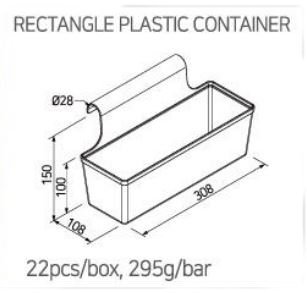 Hängender Kunststoffbehälter, RPC-300A