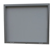 Infovitrine H40 - 18 x A4, mit Gasferdern, einseitig