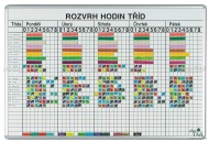 Stundenplan-Tafel (2 Modelle)