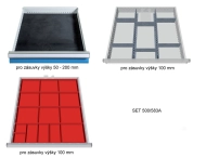 Einteilungsset für 3 Schubladen 500/583A