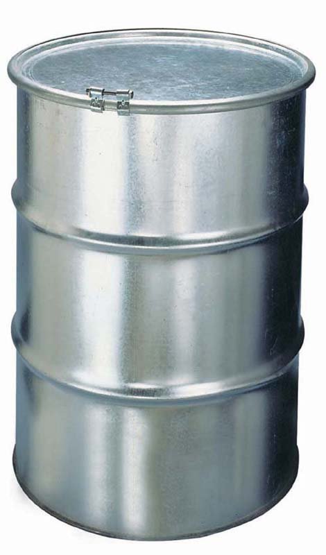 Blumenkübel industriell 200 Liter metall Ölfass mit Mörtelwanne -  BarrelKings